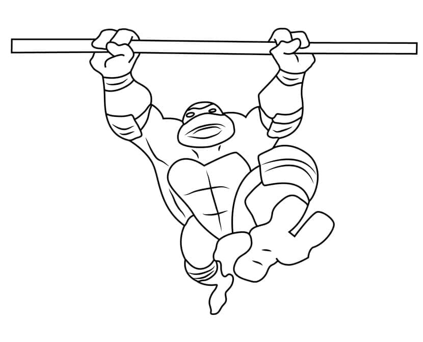 Desenho gratuito Ninja Turtle #183750 da colecao Desenhos Animados e Séries Animadas para imprimir