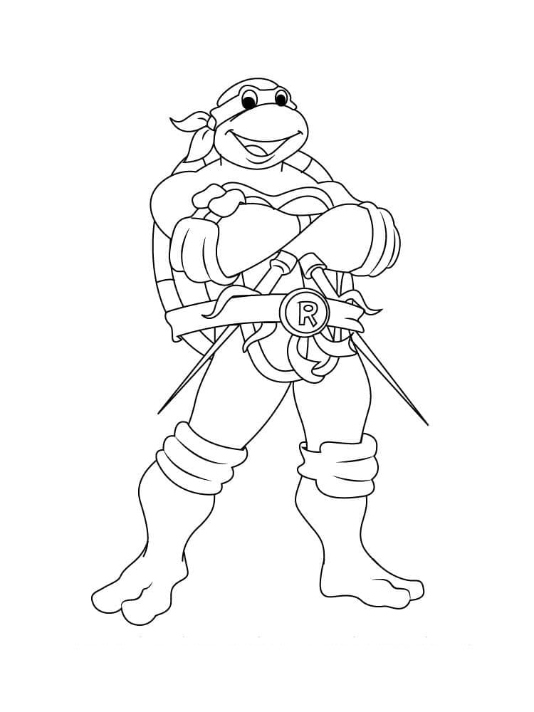 Desenho gratuito Ninja Turtle #183771 da colecao Desenhos Animados e Séries Animadas para imprimir