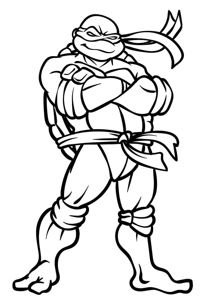 Desenho gratuito Ninja Turtle #183782 da colecao Desenhos Animados e Séries Animadas para imprimir