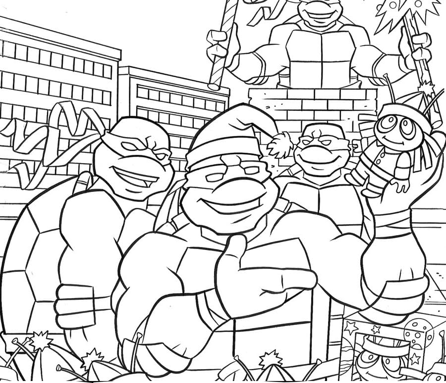 Desenho gratuito Ninja Turtle #183793 da colecao Desenhos Animados e Séries Animadas para imprimir