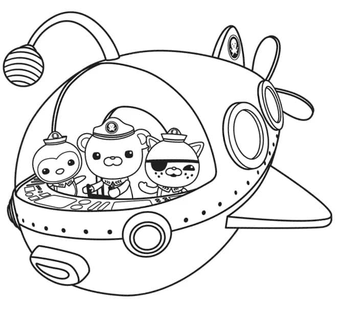 Desenho gratuito Octonauts #178677 da colecao Desenhos Animados e Séries Animadas para imprimir