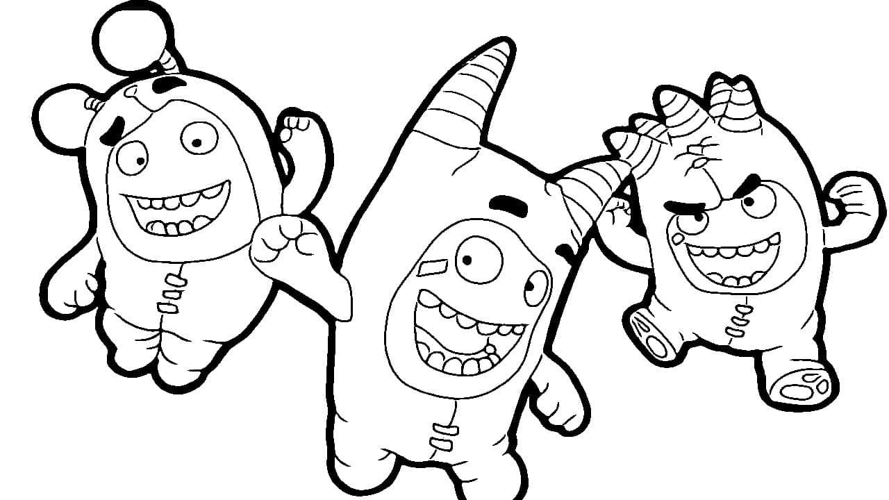 Desenho gratuito Oddbods #186500 da colecao Desenhos Animados e Séries Animadas para imprimir