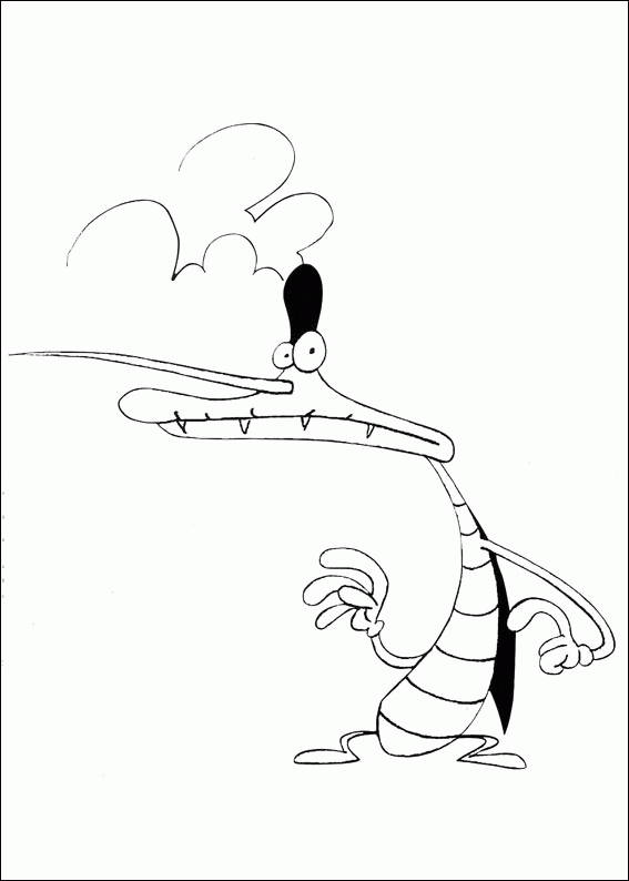 Desenho gratuito Oggy e the Cockroaches #38000 da colecao Desenhos Animados e Séries Animadas para imprimir