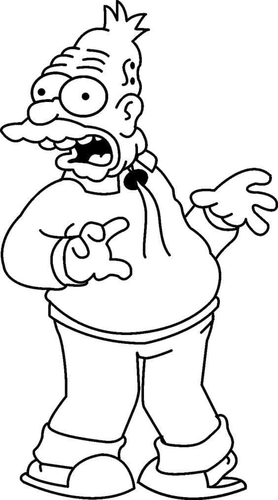 Desenho gratuito Os Simpsons #200525 da colecao Desenhos Animados e Séries Animadas para imprimir