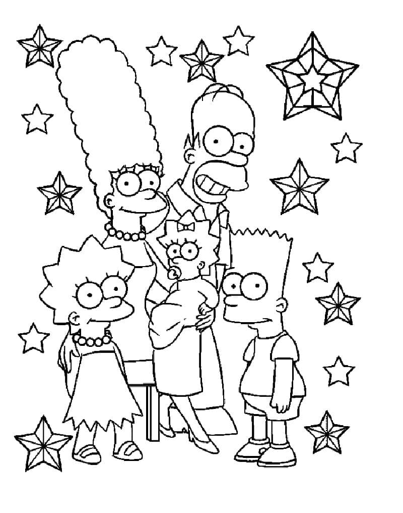Desenho gratuito Os Simpsons #200573 da colecao Desenhos Animados e Séries Animadas para imprimir