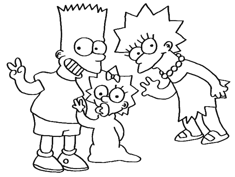 Desenho gratuito Os Simpsons #23785 da colecao Desenhos Animados e Séries Animadas para imprimir