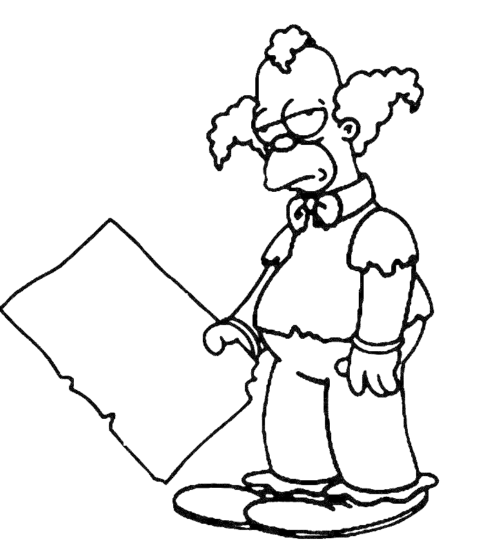 Desenho gratuito Os Simpsons #23798 da colecao Desenhos Animados e Séries Animadas para imprimir