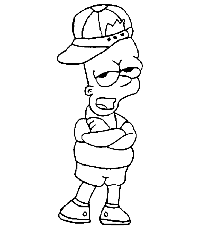 Desenho gratuito Os Simpsons #23823 da colecao Desenhos Animados e Séries Animadas para imprimir