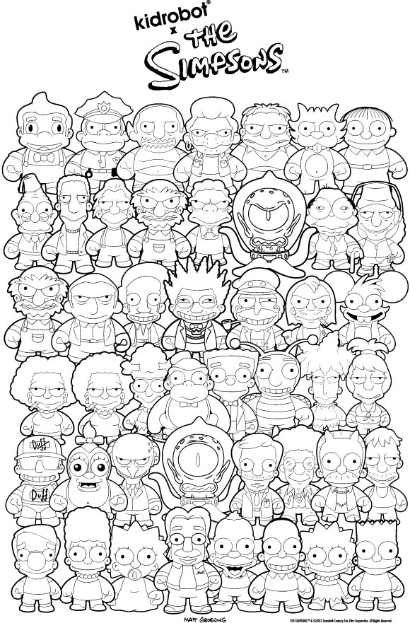 Desenho gratuito Os Simpsons #23833 da colecao Desenhos Animados e Séries Animadas para imprimir