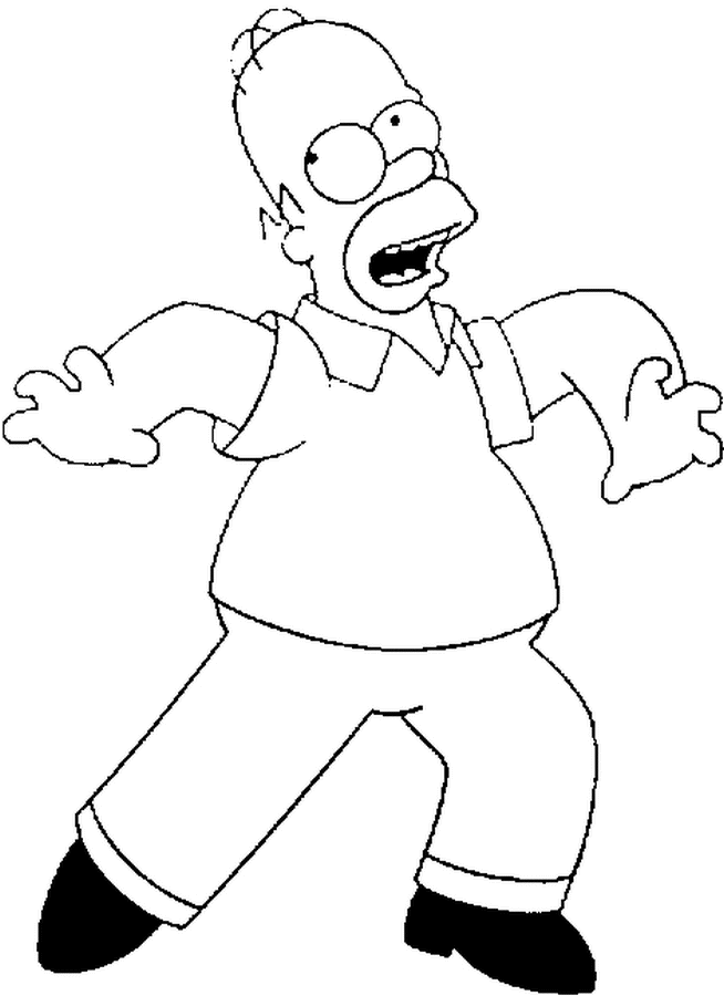 Desenho gratuito Os Simpsons #23940 da colecao Desenhos Animados e Séries Animadas para imprimir