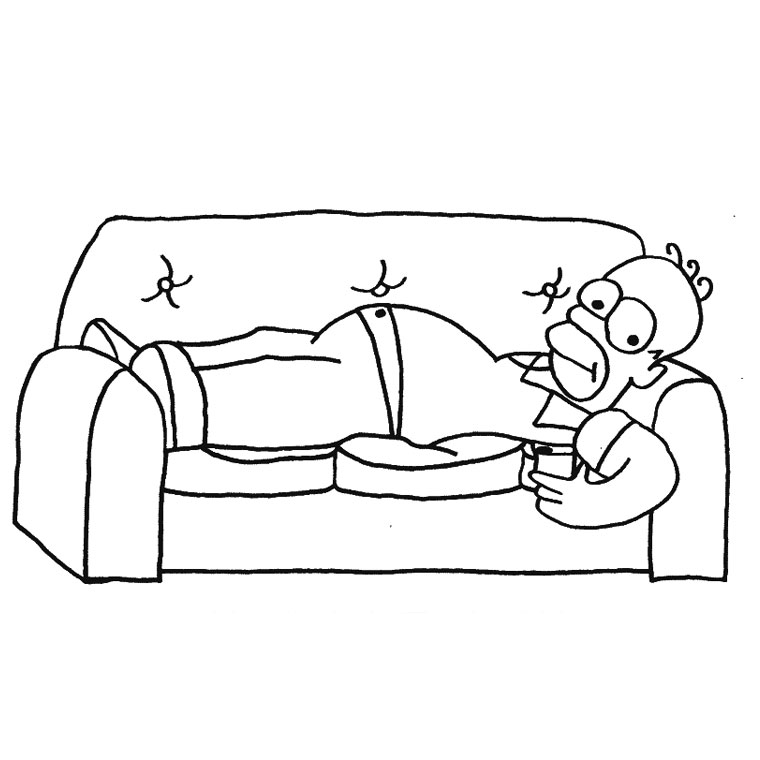 Desenho gratuito Os Simpsons #23941 da colecao Desenhos Animados e Séries Animadas para imprimir