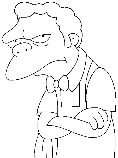 Desenho gratuito Os Simpsons #23953 da colecao Desenhos Animados e Séries Animadas para imprimir
