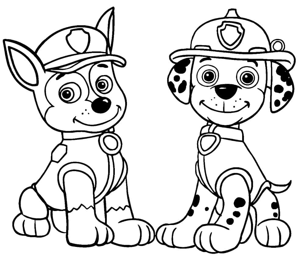 Desenho gratuito Paw Patrol #178139 da colecao Desenhos Animados e Séries Animadas para imprimir