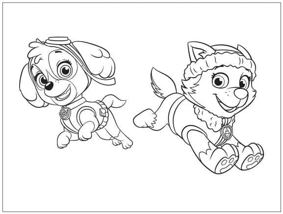 Desenho gratuito Paw Patrol #178190 da colecao Desenhos Animados e Séries Animadas para imprimir