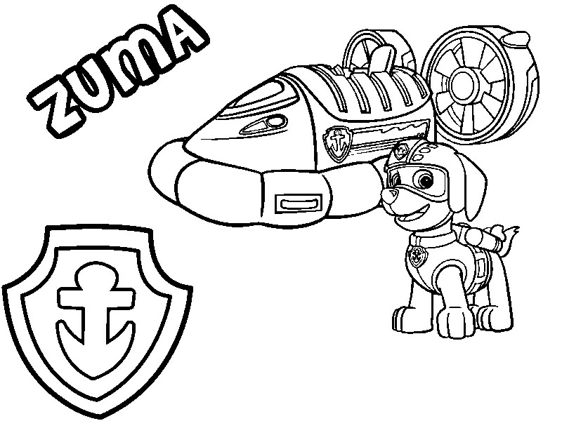 Desenho gratuito Paw Patrol #44326 da colecao Desenhos Animados e Séries Animadas para imprimir