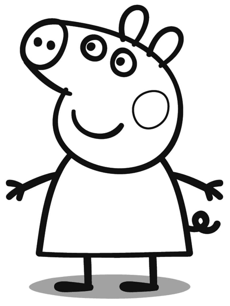 Desenho gratuito Peppa Pig #180898 da colecao Desenhos Animados e Séries Animadas para imprimir