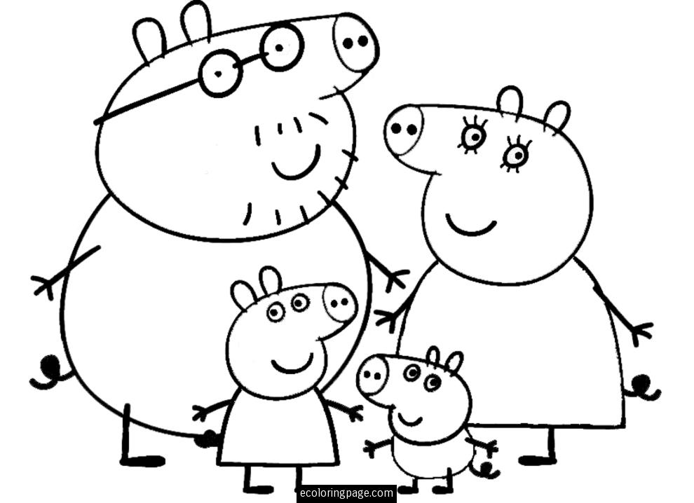 Desenho gratuito Peppa Pig #43907 da colecao Desenhos Animados e Séries Animadas para imprimir