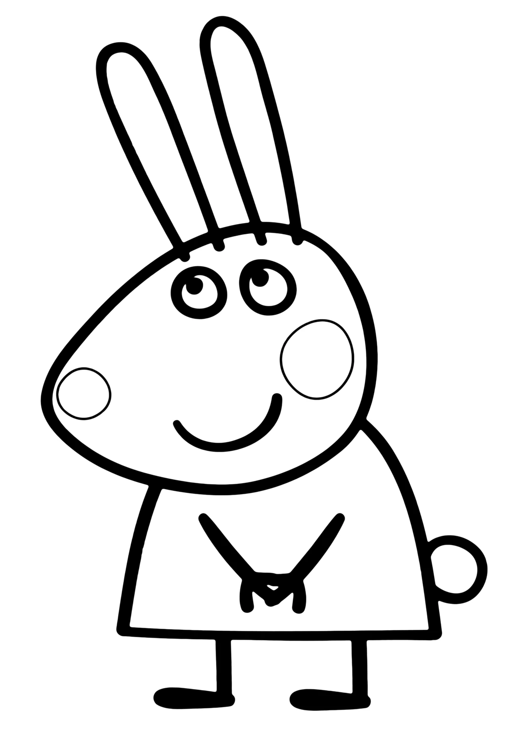 Desenho gratuito Peppa Pig #43985 da colecao Desenhos Animados e Séries Animadas para imprimir