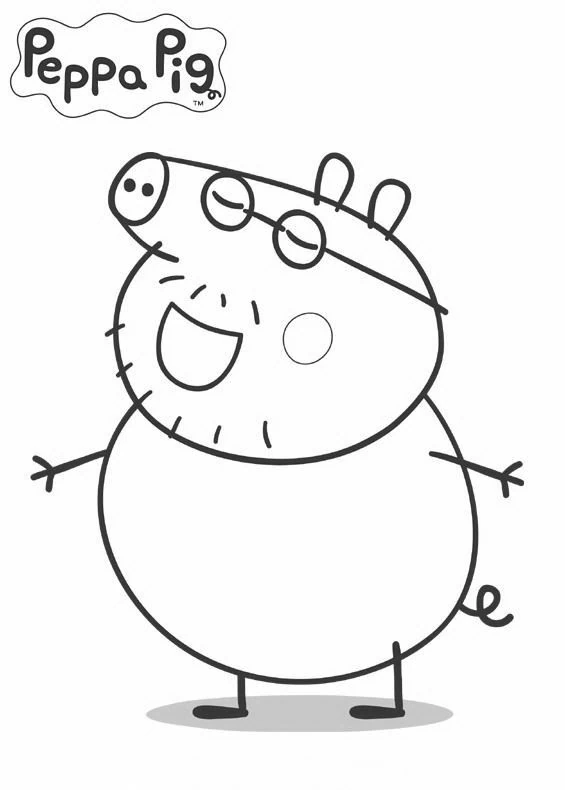 Ilustração de Peppa Pig #44000 para colorir, parte da coleção Desenhos Animados e Séries Animadas Ilustração de Peppa Pig #44000 para colorir, parte da coleção Desenhos Animados e Séries Animadas