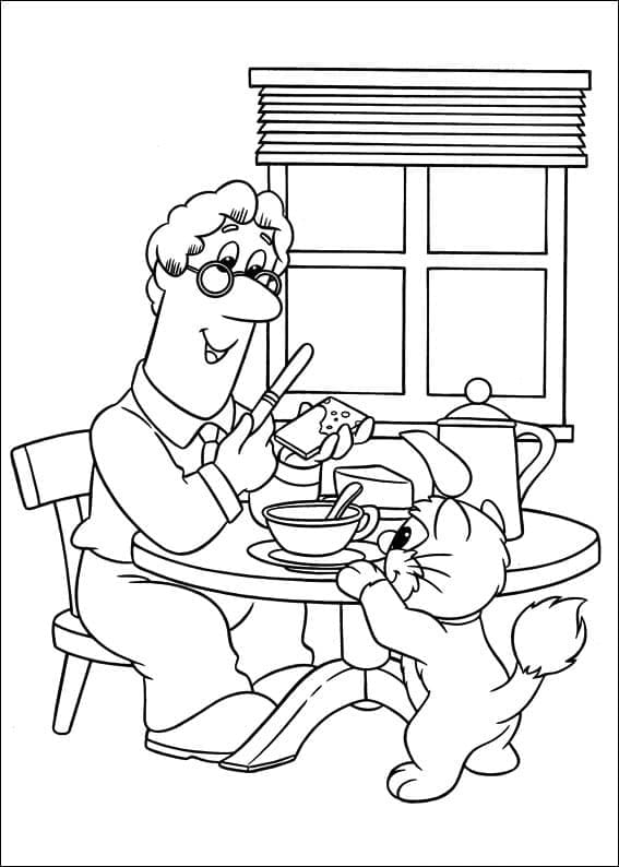 Desenho gratuito Postman Pat #206770 da colecao Desenhos Animados e Séries Animadas para imprimir