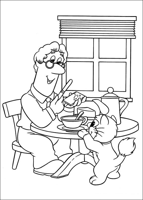 Desenho gratuito Postman Pat #49491 da colecao Desenhos Animados e Séries Animadas para imprimir