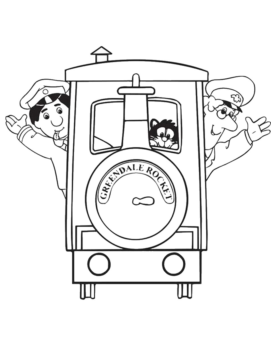 Desenho gratuito Postman Pat #49576 da colecao Desenhos Animados e Séries Animadas para imprimir