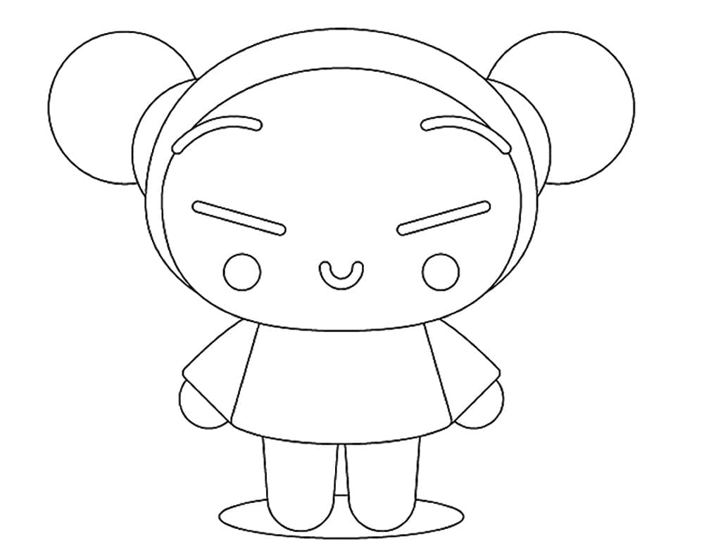 Desenho gratuito Pucca #186622 da colecao Desenhos Animados e Séries Animadas para imprimir