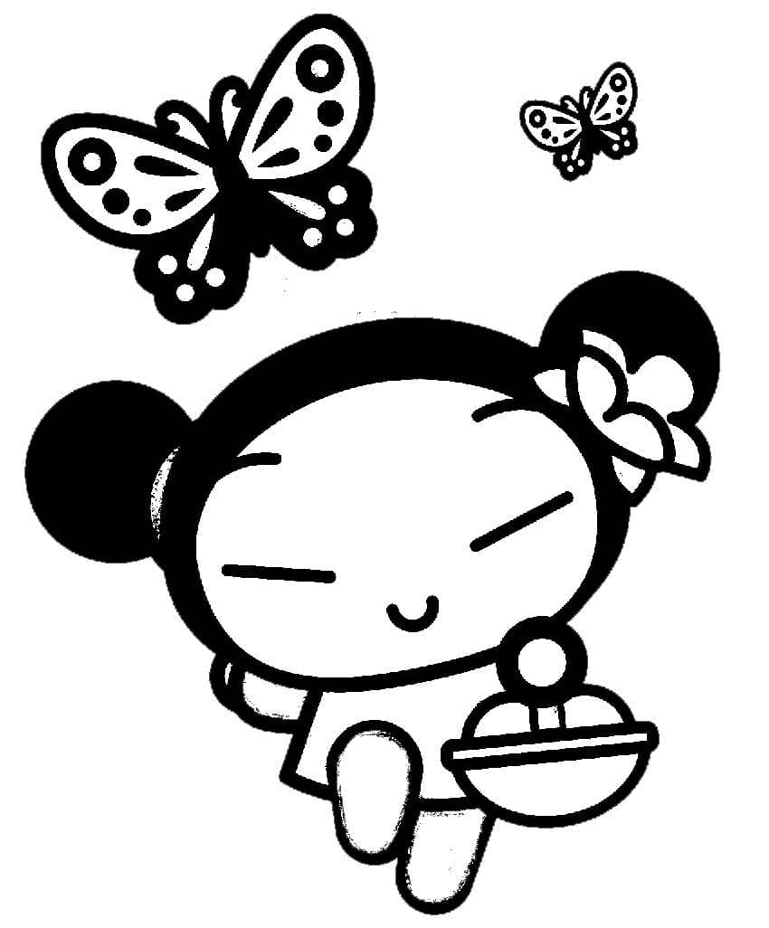 Desenho gratuito Pucca #186624 da colecao Desenhos Animados e Séries Animadas para imprimir