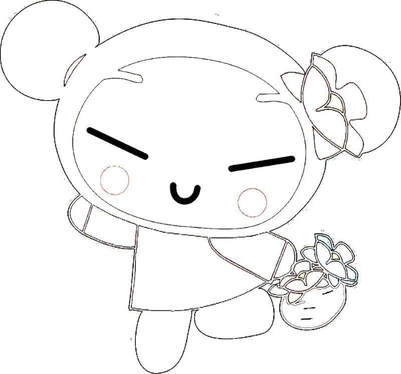 Desenho gratuito Pucca #186628 da colecao Desenhos Animados e Séries Animadas para imprimir