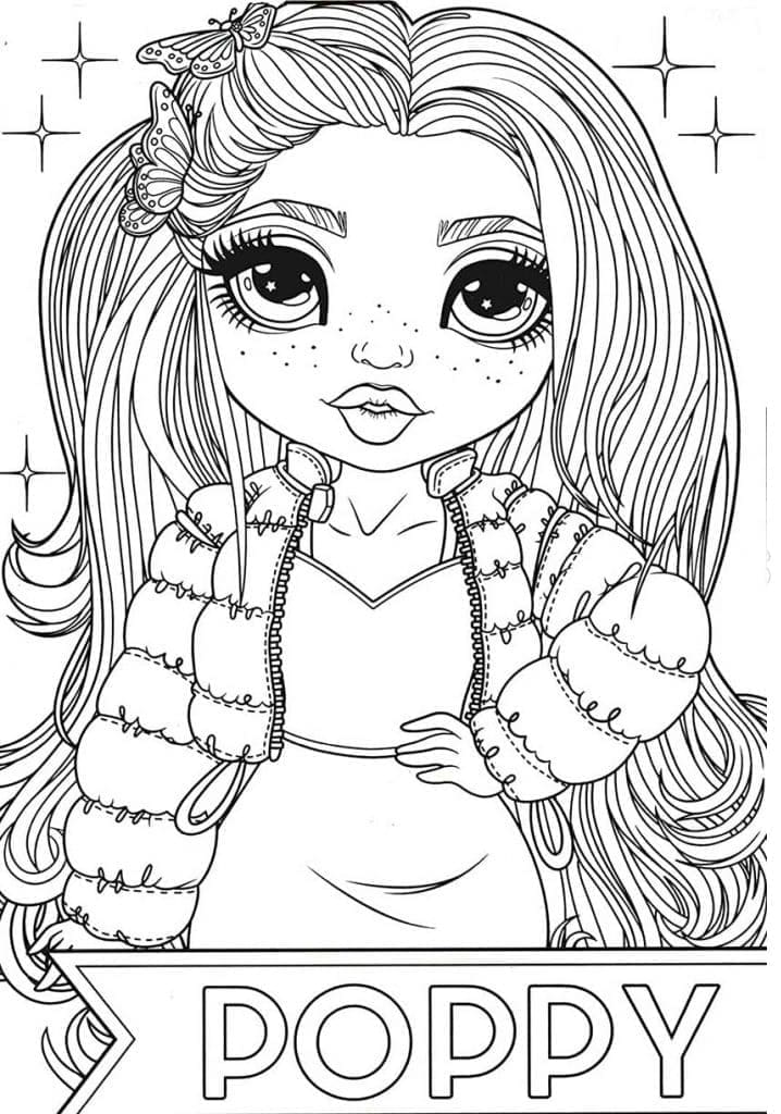 Desenho gratuito Rainbow High #201038 da colecao Desenhos Animados e Séries Animadas para imprimir