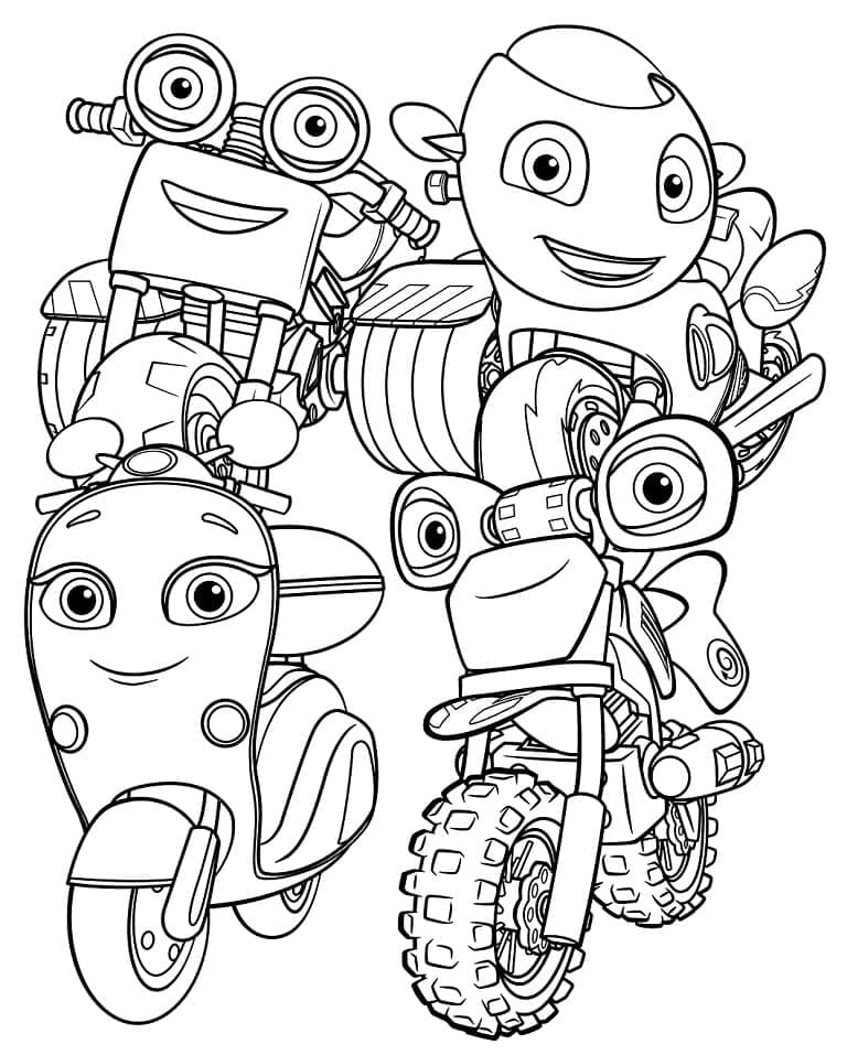 Desenho gratuito Ricky Zoom #185738 da colecao Desenhos Animados e Séries Animadas para imprimir