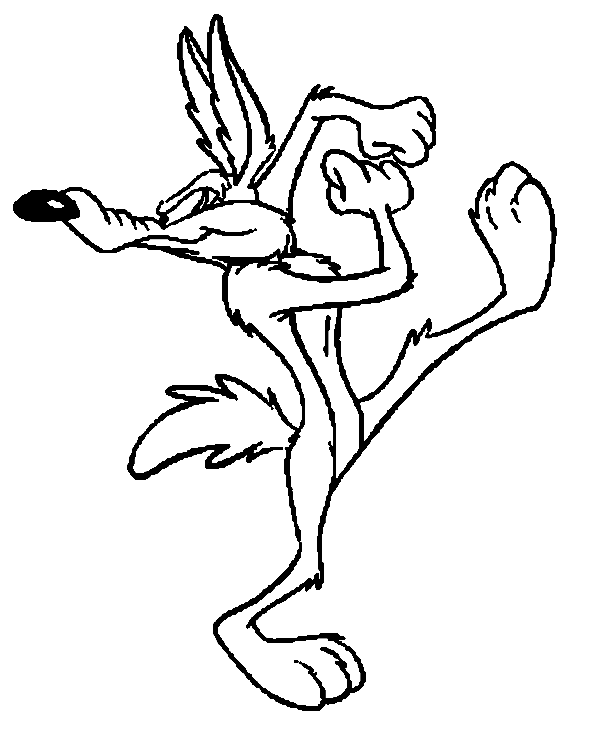 Desenho gratuito Road Runner e Wile E. Coyote #47169 da colecao Desenhos Animados e Séries Animadas para imprimir