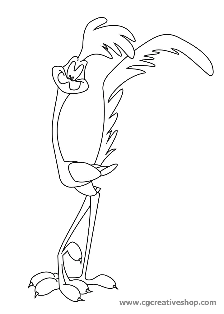 Desenho gratuito Road Runner e Wile E. Coyote #47262 da colecao Desenhos Animados e Séries Animadas para imprimir