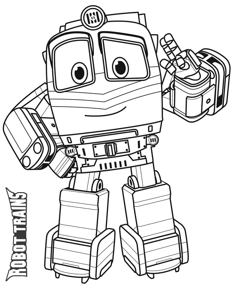 Desenho gratuito Robot Trains #204651 da colecao Desenhos Animados e Séries Animadas para imprimir