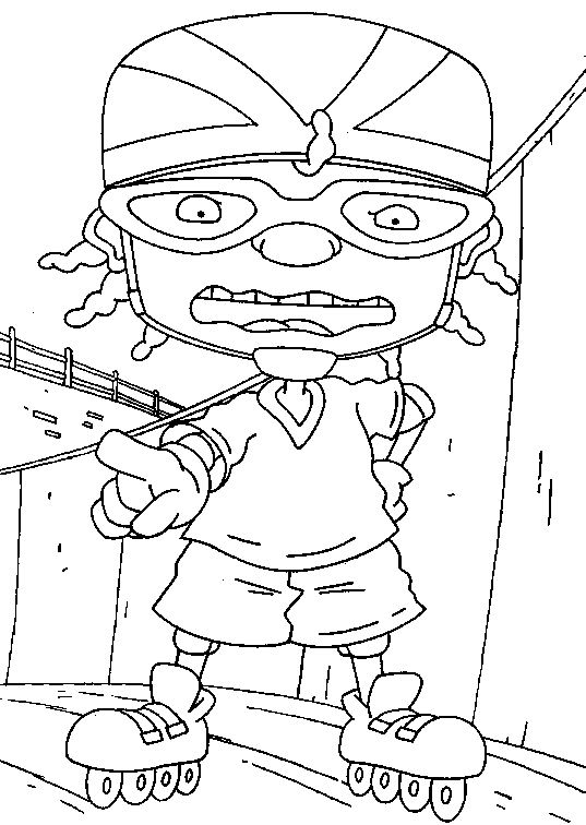 Desenho gratuito Rocket Power #52236 da colecao Desenhos Animados e Séries Animadas para imprimir