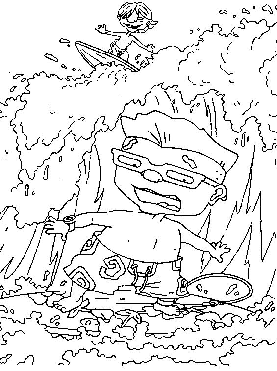 Desenho gratuito Rocket Power #52237 da colecao Desenhos Animados e Séries Animadas para imprimir