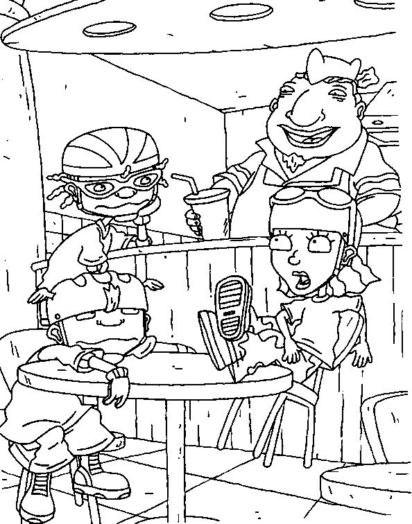 Desenho gratuito Rocket Power #52239 da colecao Desenhos Animados e Séries Animadas para imprimir