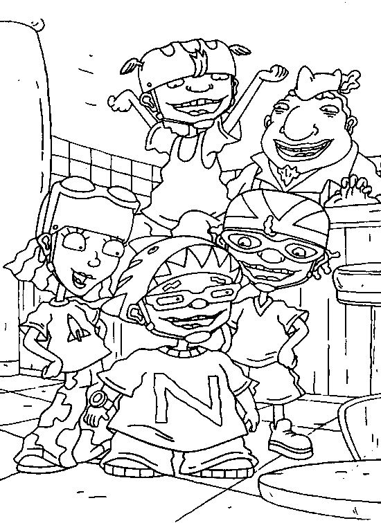 Desenho gratuito Rocket Power #52242 da colecao Desenhos Animados e Séries Animadas para imprimir