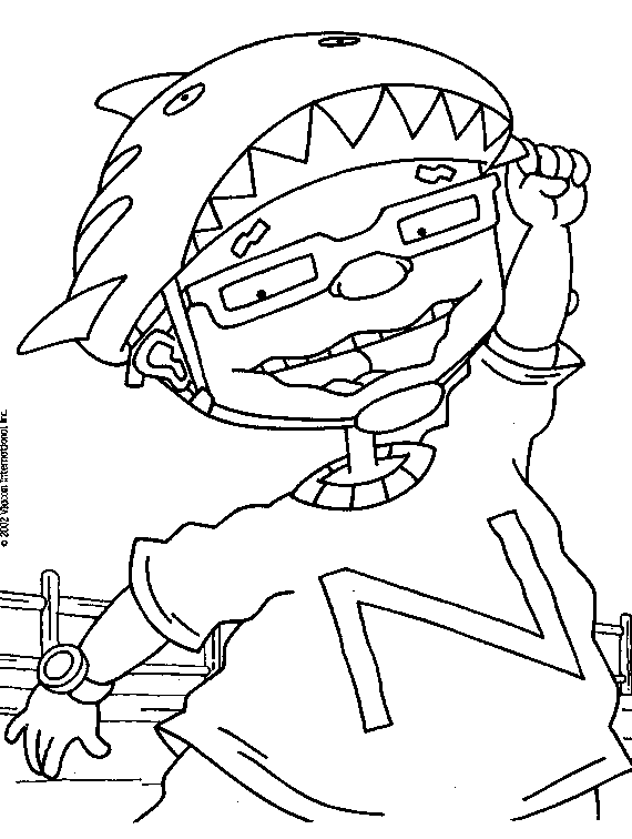 Desenho gratuito Rocket Power #52250 da colecao Desenhos Animados e Séries Animadas para imprimir