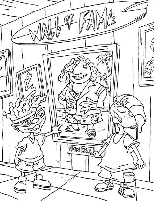 Desenho gratuito Rocket Power #52254 da colecao Desenhos Animados e Séries Animadas para imprimir