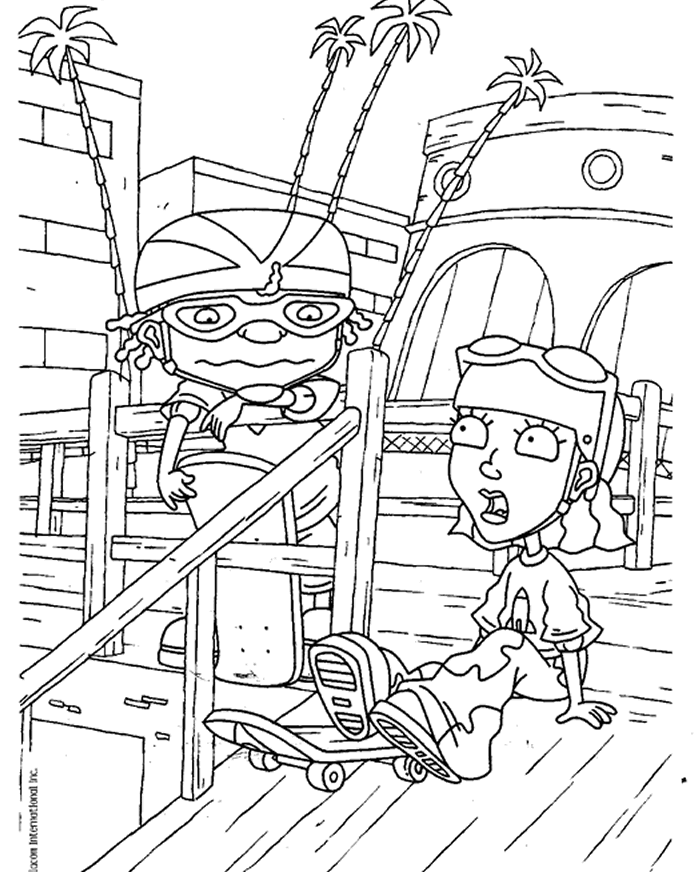 Desenho gratuito Rocket Power #52255 da colecao Desenhos Animados e Séries Animadas para imprimir Desenho gratuito Rocket Power #52255 da colecao Desenhos Animados e Séries Animadas para imprimir