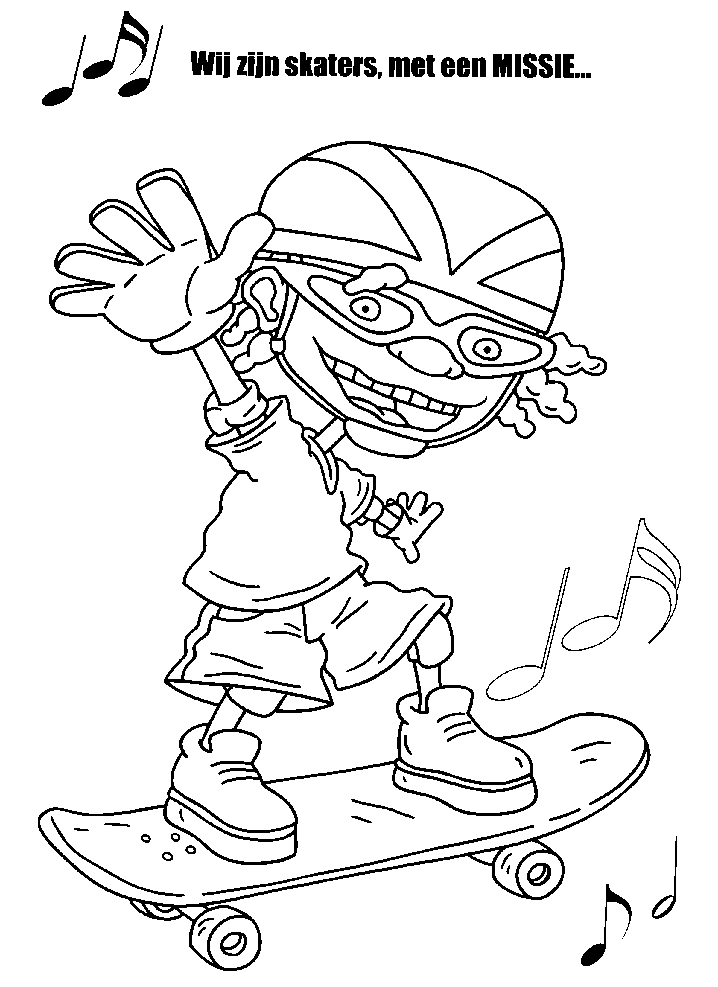 Desenho gratuito Rocket Power #52586 da colecao Desenhos Animados e Séries Animadas para imprimir