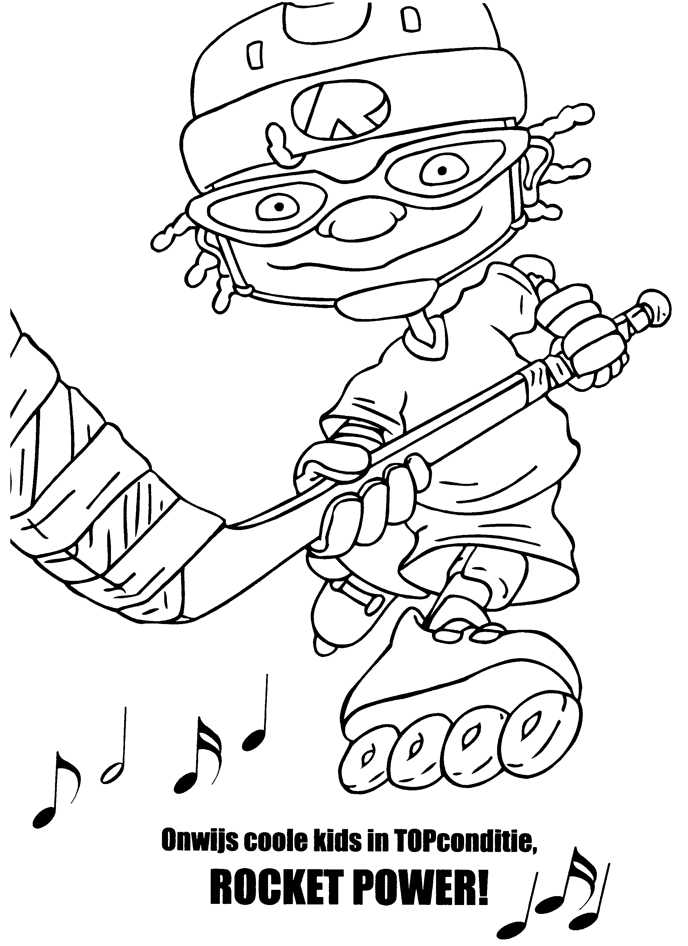 Desenho gratuito Rocket Power #52589 da colecao Desenhos Animados e Séries Animadas para imprimir