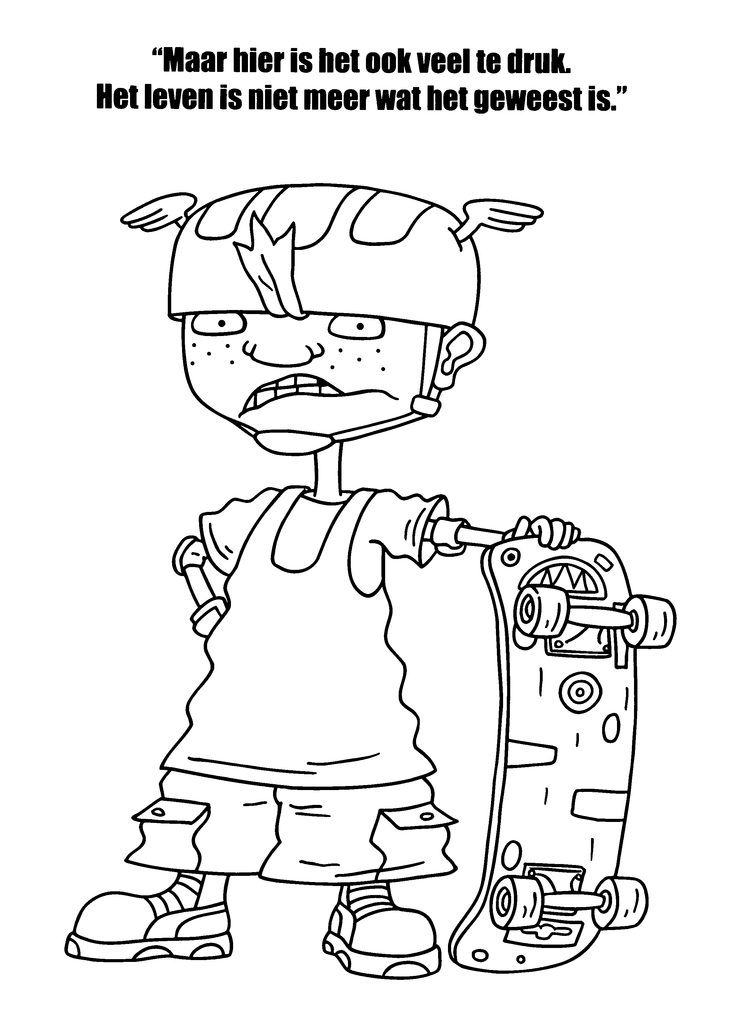 Desenho gratuito Rocket Power #52598 da colecao Desenhos Animados e Séries Animadas para imprimir