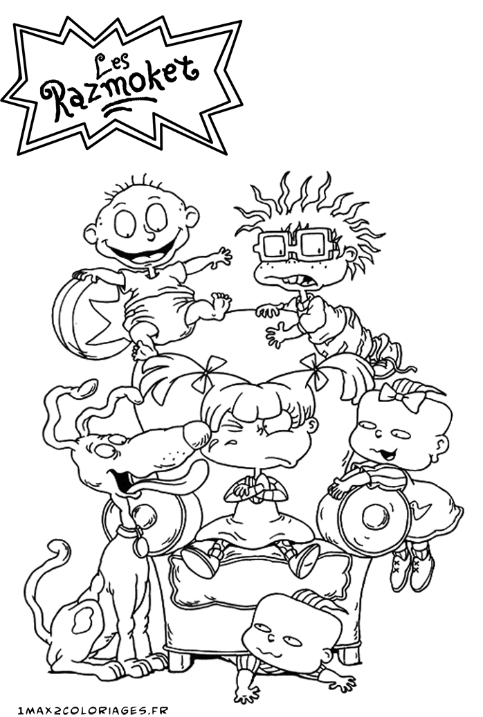 Desenho gratuito Rugrats #52721 da colecao Desenhos Animados e Séries Animadas para imprimir