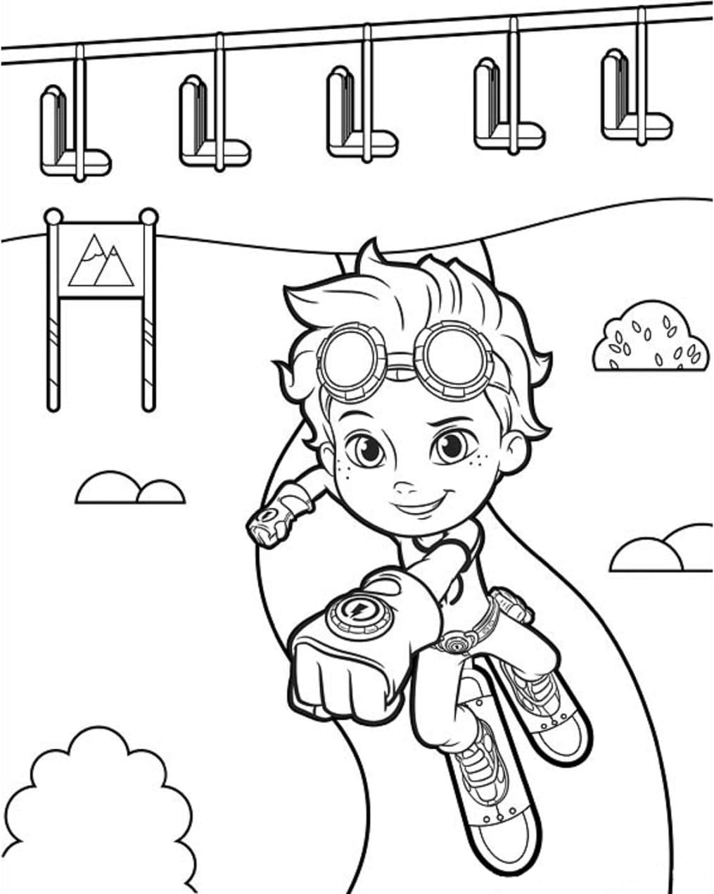 Desenho gratuito Rusty Rivets #195763 da colecao Desenhos Animados e Séries Animadas para imprimir