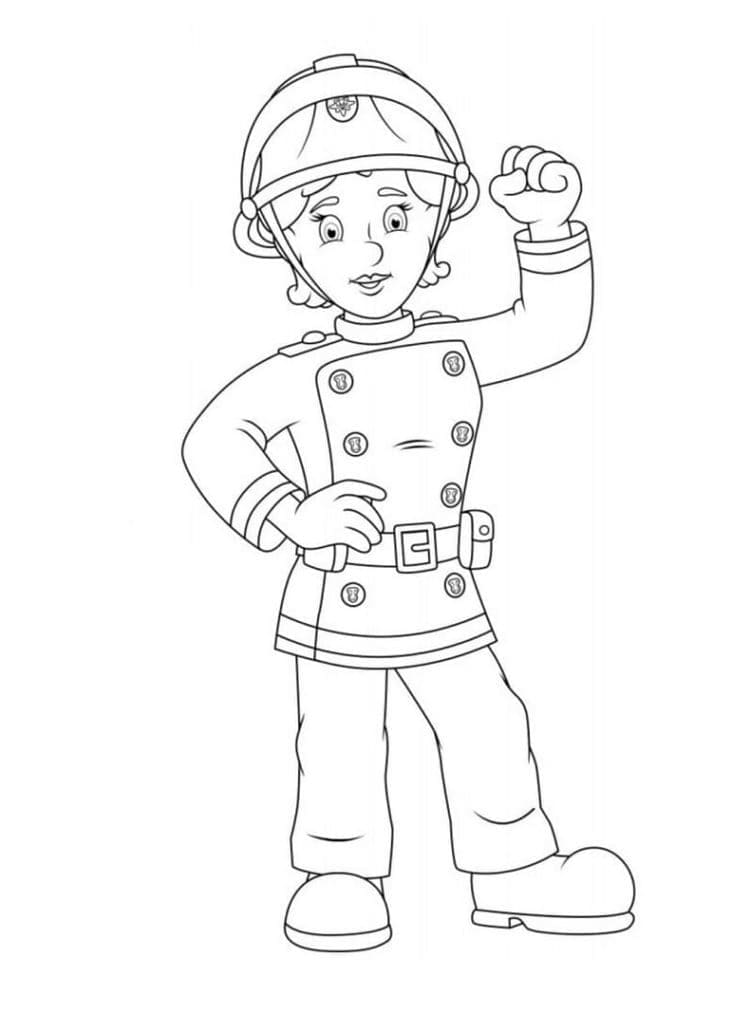Desenho gratuito Sam o Bombeiro #177791 da colecao Desenhos Animados e Séries Animadas para imprimir