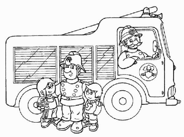 Desenho gratuito Sam o Bombeiro #39794 da colecao Desenhos Animados e Séries Animadas para imprimir