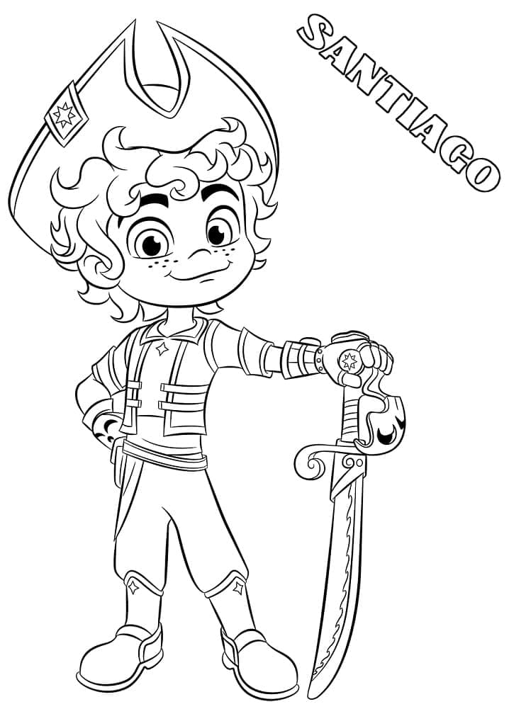 Desenho gratuito Santiago dos Mares #185680 da colecao Desenhos Animados e Séries Animadas para imprimir