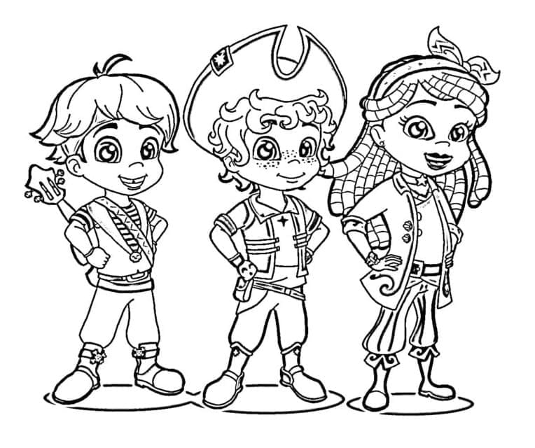 Desenho gratuito Santiago dos Mares #185681 da colecao Desenhos Animados e Séries Animadas para imprimir